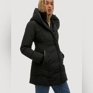 Noize XXL parka Lauren black -30F warm winter coat inner vest jacket leather